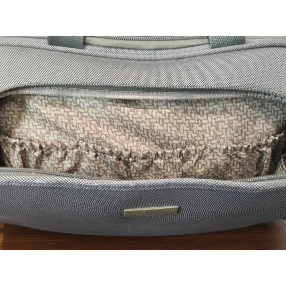 Tommy Bahama Essentials Travel Carry On Overnight Green Canvas Duffle Bag